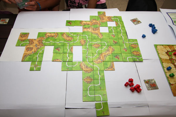 End of Carcassonne Game After Scoring